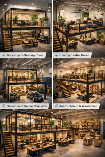Mezzanine Ruang Kantor di Banjaran